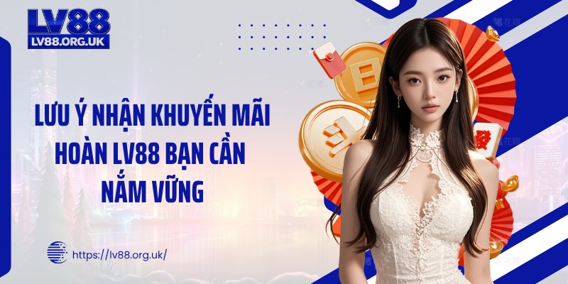 Lưu ý nhận khuyến mãi hoàn LV88 bạn cần nắm vững