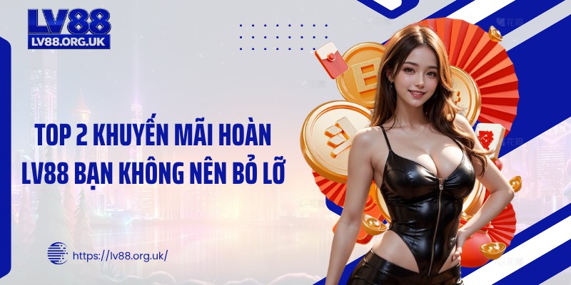 Top 2 khuyến mãi hoàn LV88 bạn không nên bỏ lỡ